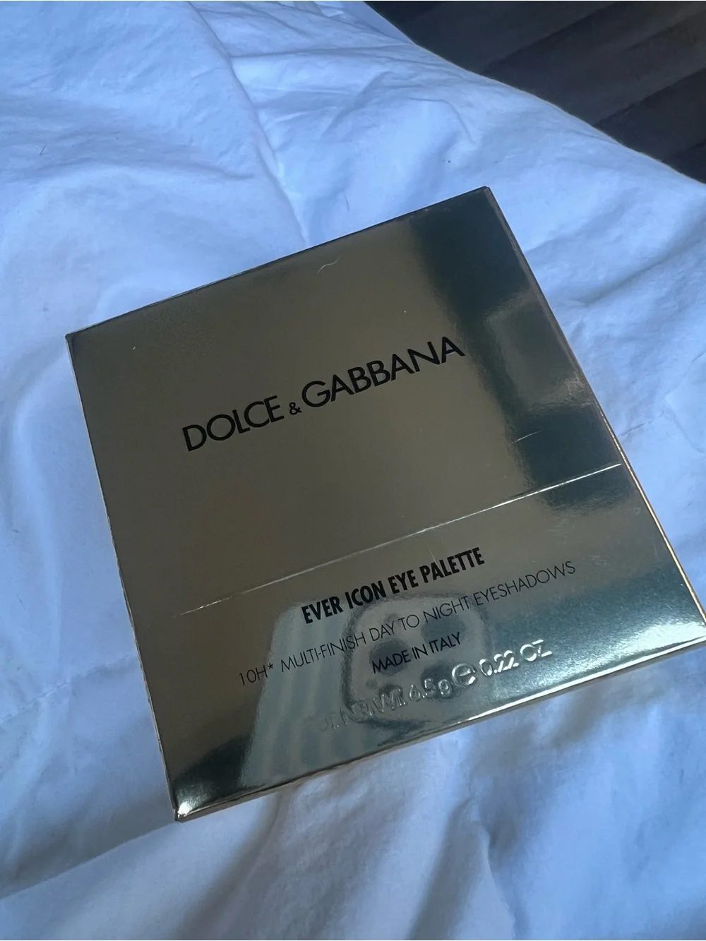 Dolce & Gabbana Eye Palette in Metallic Gold Packaging